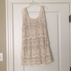 Lace cover up dress!